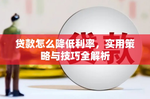 于洪贷款怎么降低利率，实用策略与技巧全解析