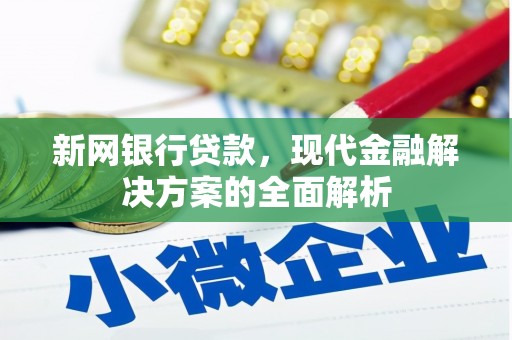 于洪新网银行贷款，现代金融解决方案的全面解析