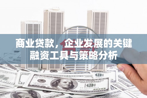 于洪商业贷款，企业发展的关键融资工具与策略分析
