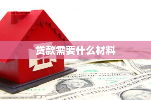 于洪贷款需要什么材料