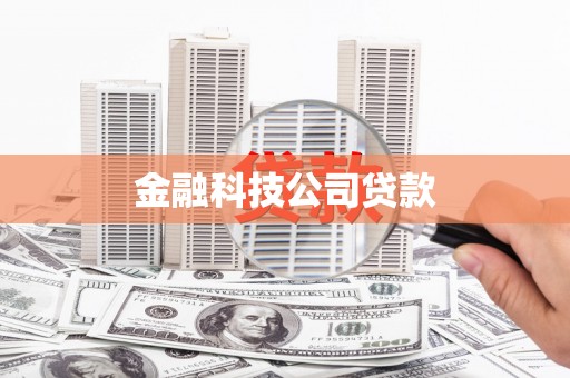 于洪金融科技公司贷款