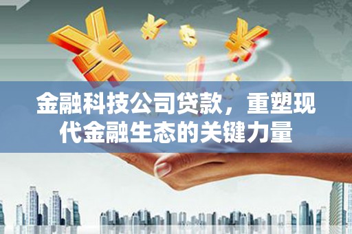 于洪金融科技公司贷款，重塑现代金融生态的关键力量