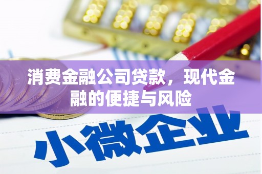 于洪消费金融公司贷款，现代金融的便捷与风险
