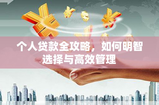 于洪个人贷款全攻略，如何明智选择与高效管理