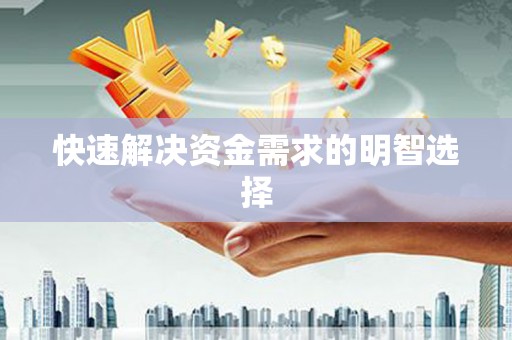 于洪快速解决资金需求的明智选择